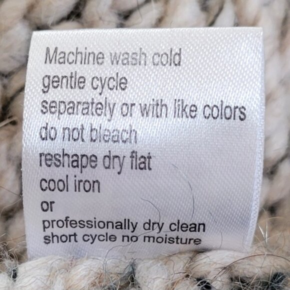 Elsa Manda Anthropologie Turtleneck Wool Alpaca Mohair Sweater Made in Italy - Picture 15 of 15